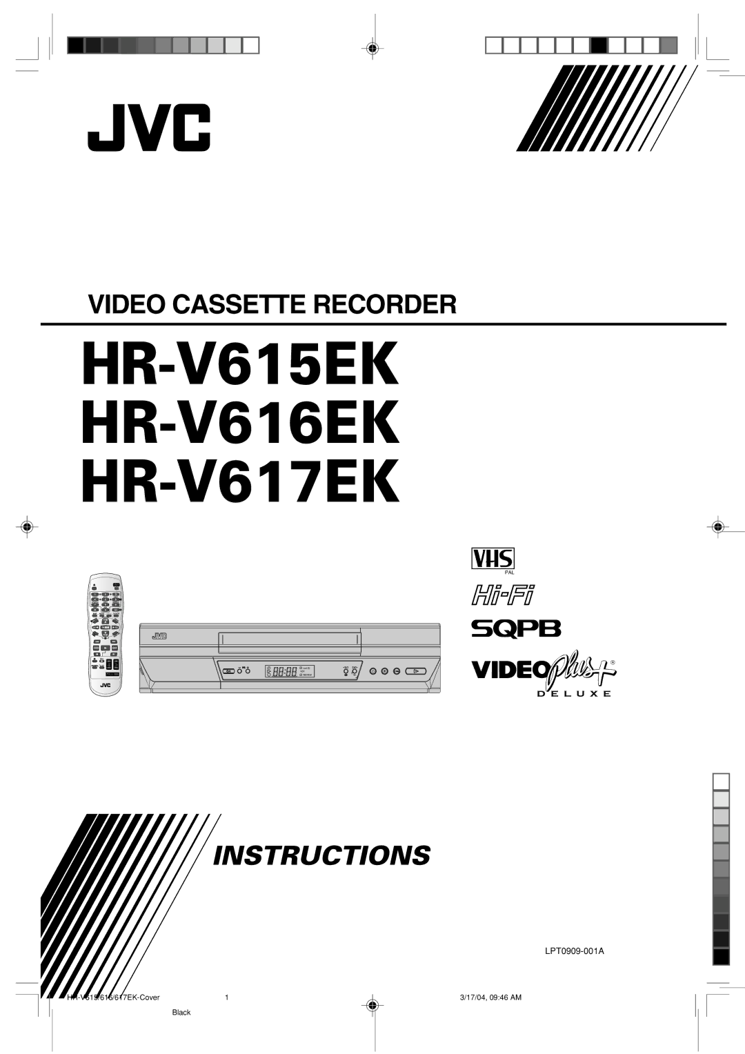 JVC manual HR-V615EK HR-V616EK HR-V617EK 