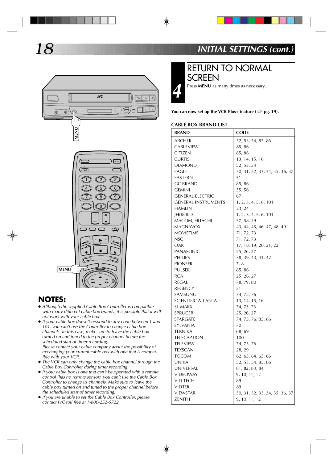 JVC HR-VP436U 52, 53, 54, 85, 13, 14, 15, 30, 31, 32, 33, 34, 35, 36, 3, 4, 5, 6, 57, 58, 43, 44, 45, 46, 47, 48, 71, 72 