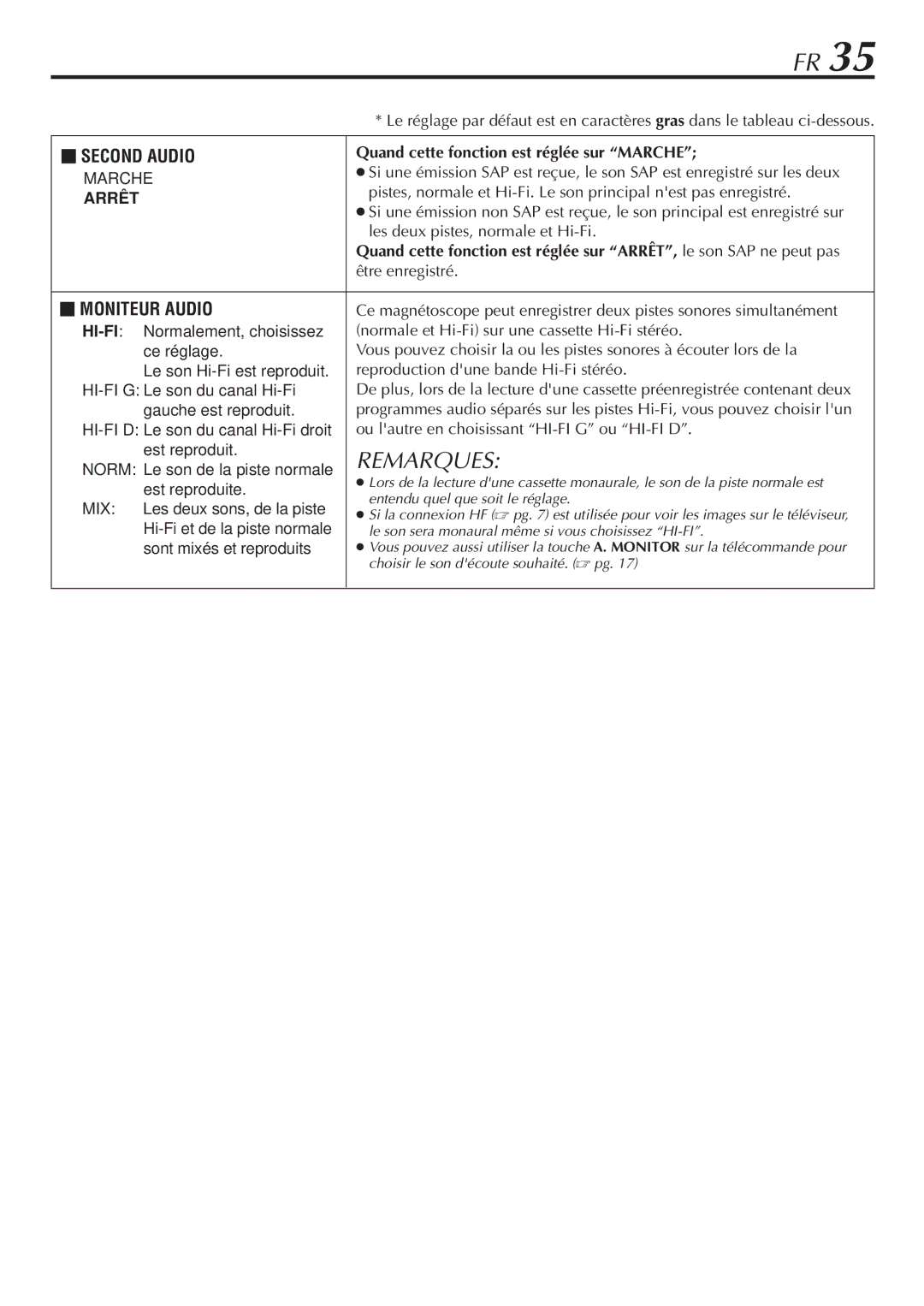 JVC HR-VP58U manual Les deux pistes, normale et Hi-Fi, Être enregistré 