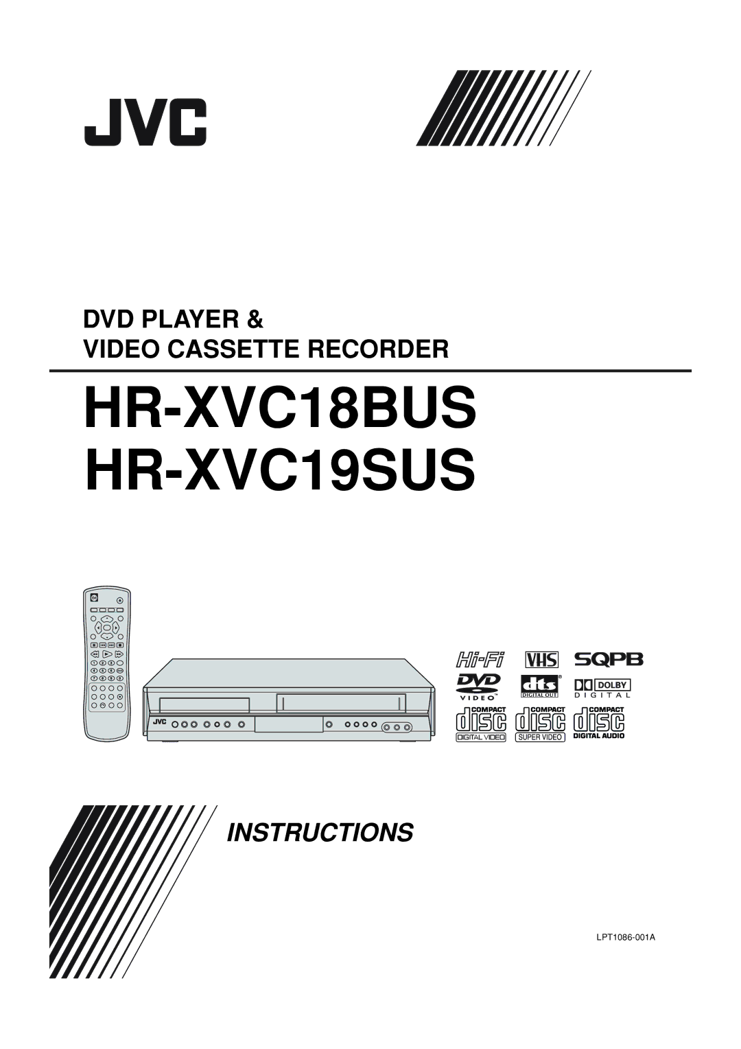 JVC manual HR-XVC18BUS HR-XVC19SUS 