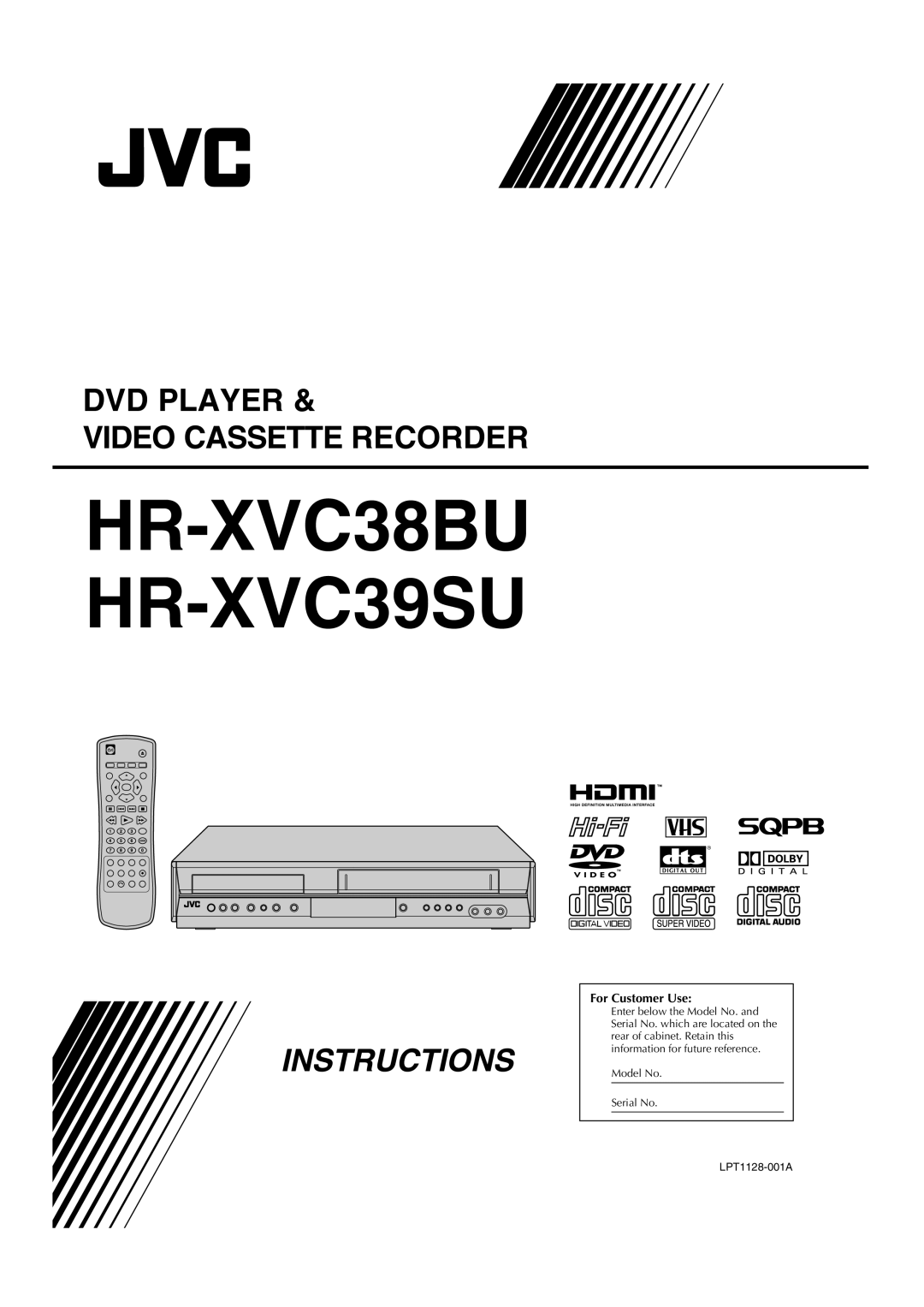 JVC manual HR-XVC38BU HR-XVC39SU 