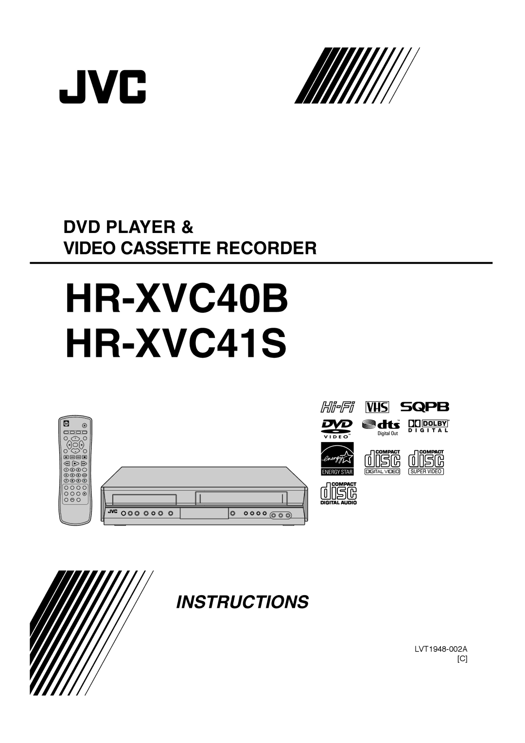 JVC manual HR-XVC40B HR-XVC41S 