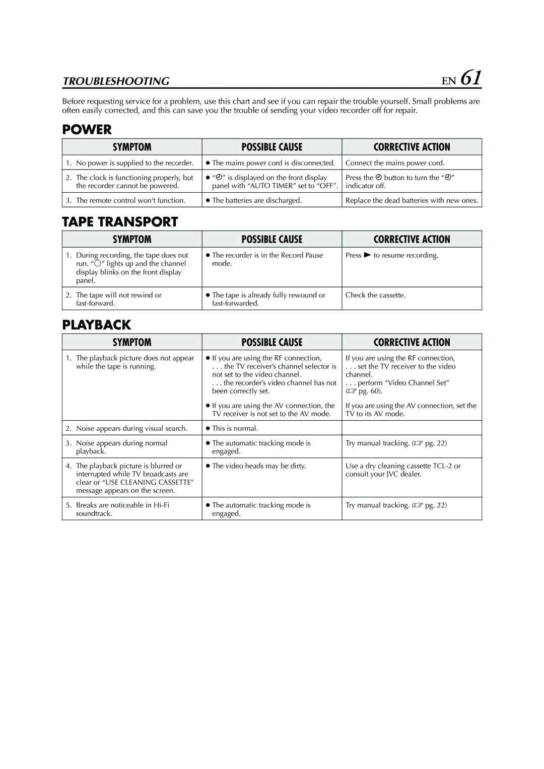 JVC HRS6960E specifications Power 