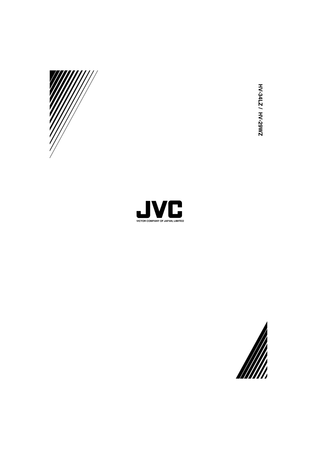 JVC manual HV-34LZ / HV-29WZ 