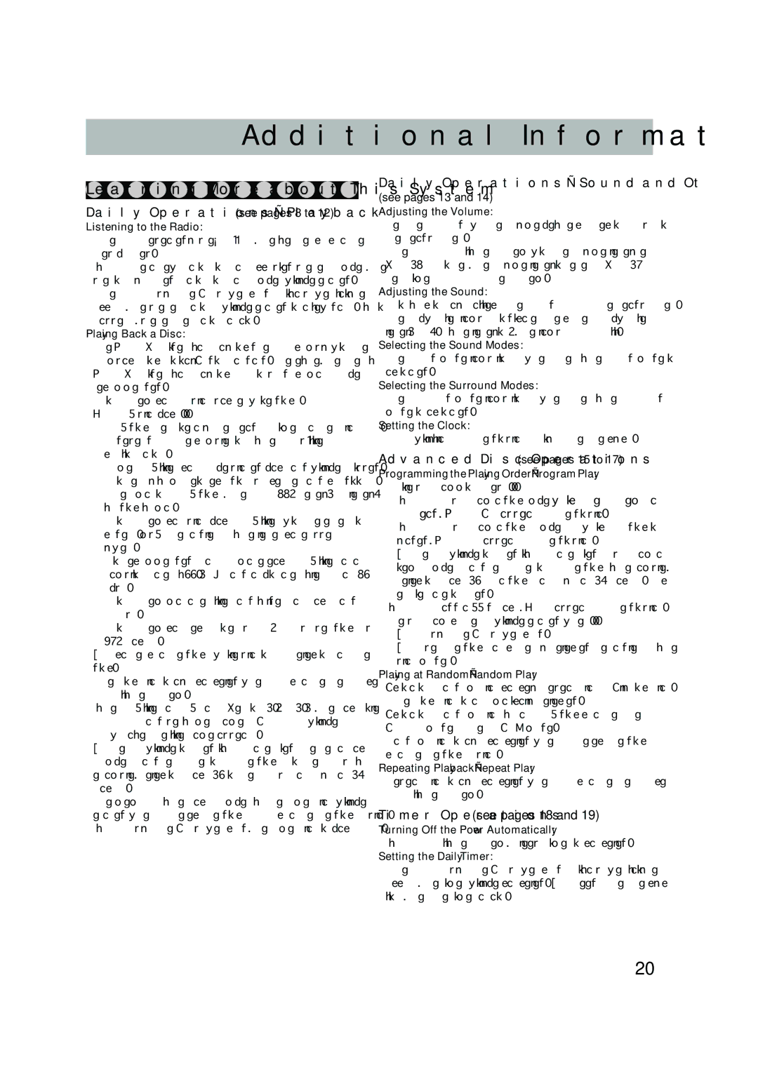 JVC CA-HXC6, HX-C6, SP-HXC6 manual Additional Information, Learning More about This System 