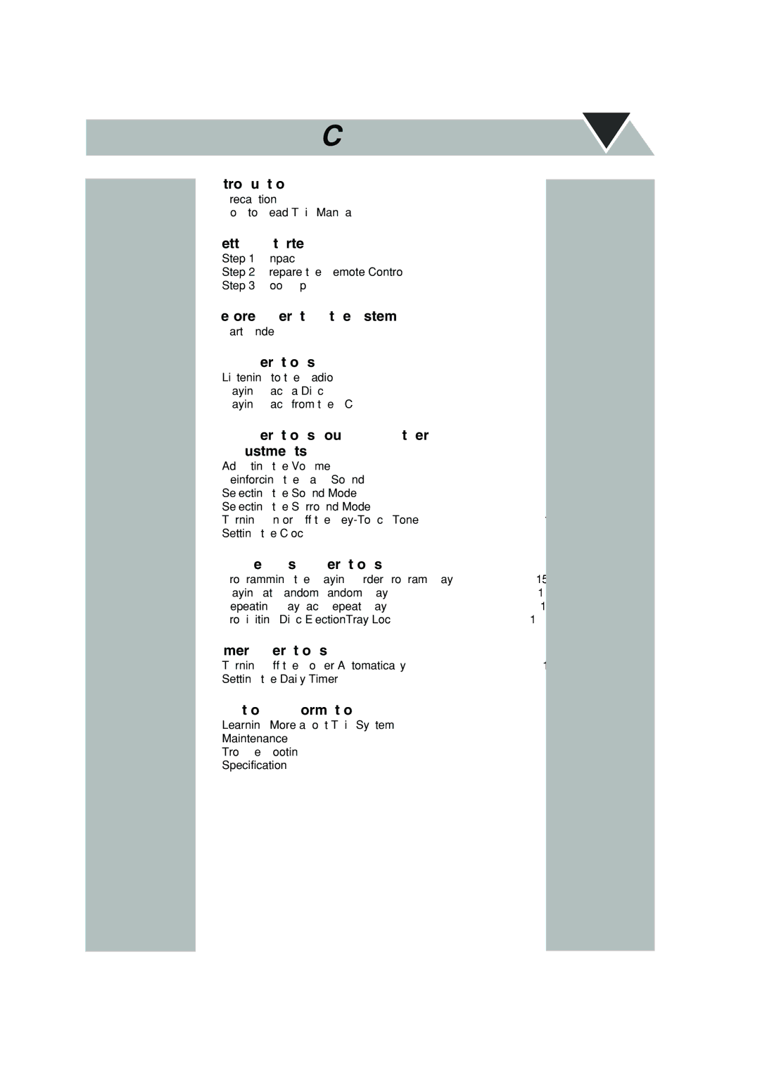 JVC CA-HXC6, HX-C6, SP-HXC6 manual Contents 