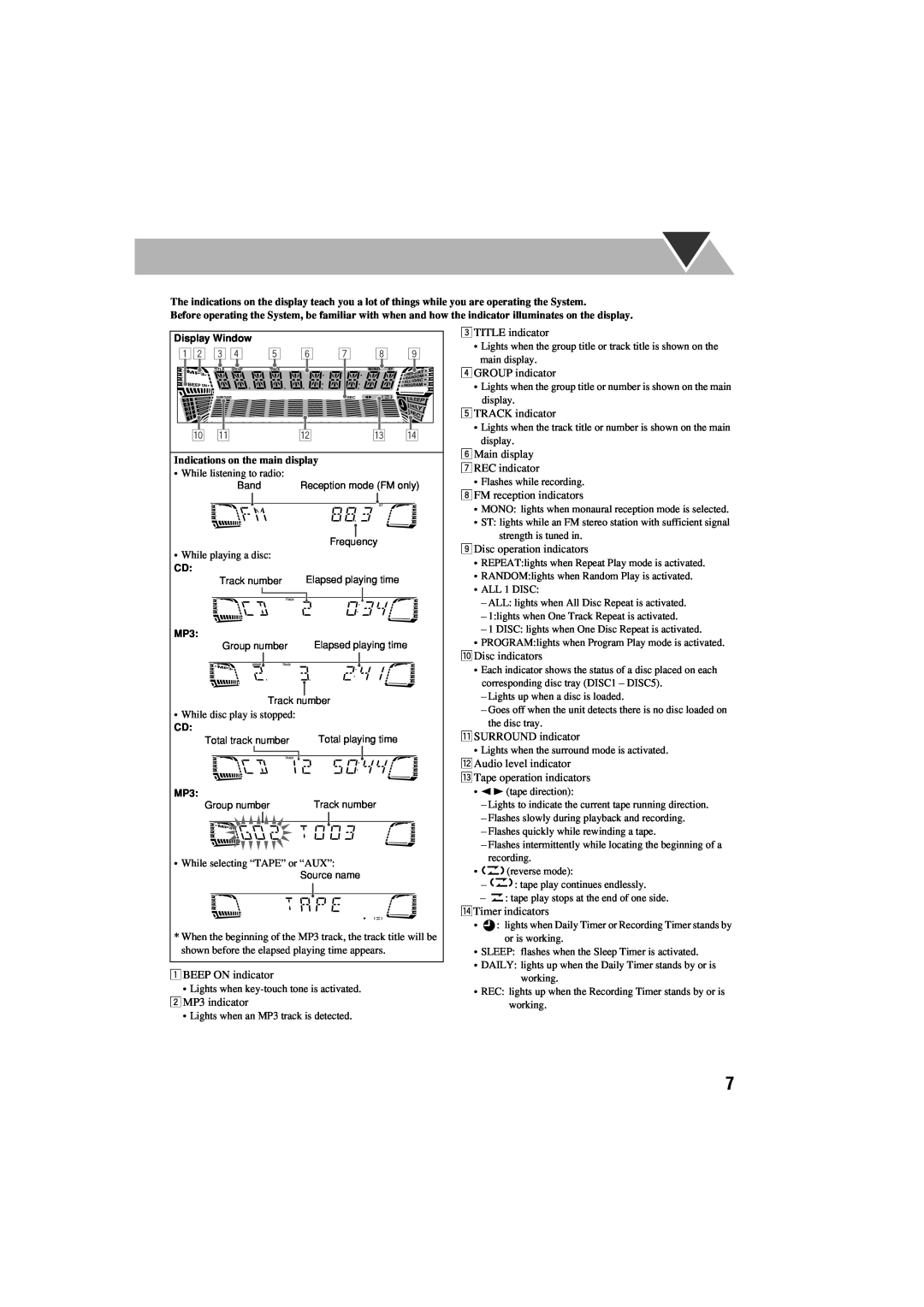 JVC HX-GX7 manual 