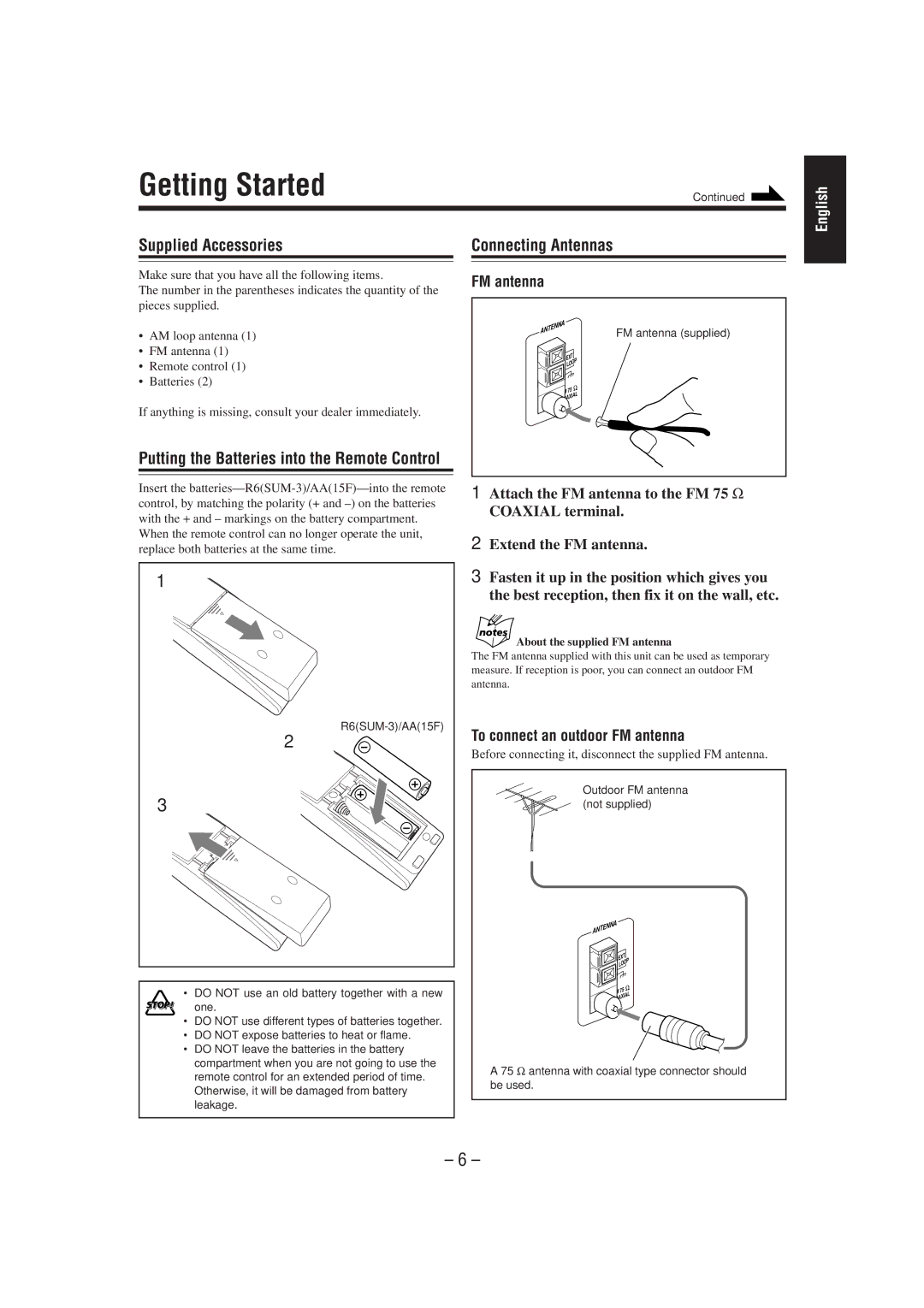 JVC HX-Z1 manual Getting Started 