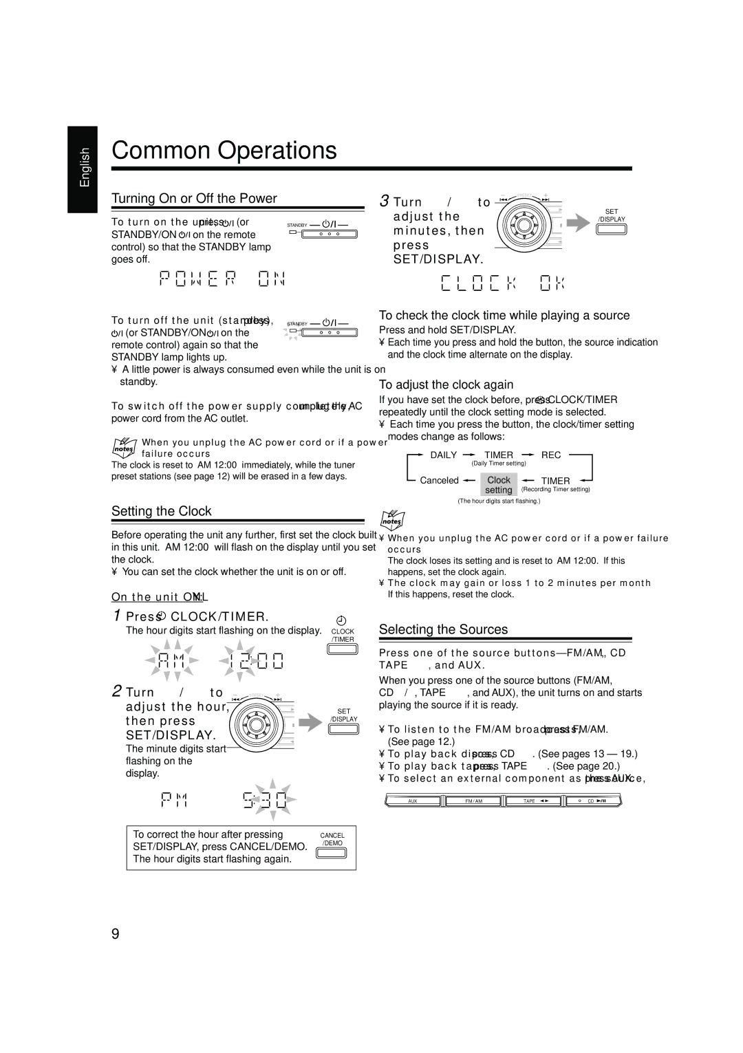 JVC HX-Z30 manual Minutes, then, STANDBY/ON on the remote, Control so that the Standby lamp Goes off 