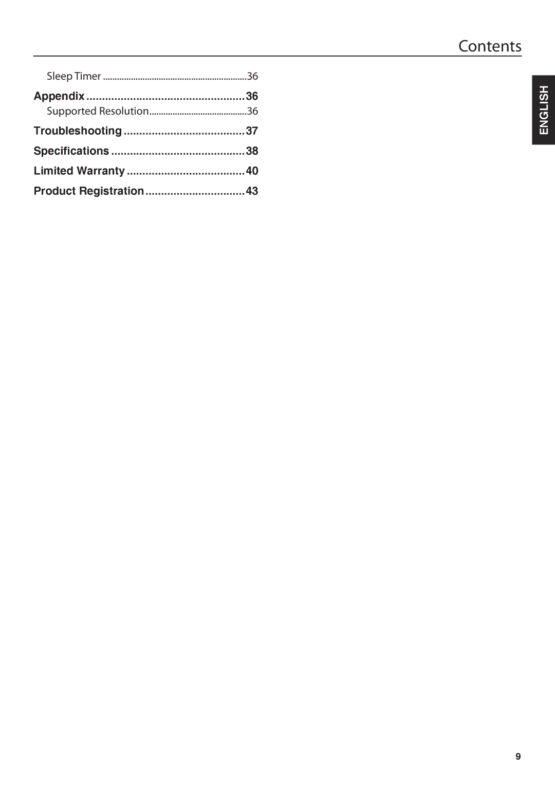 JVC JLC32BC3002, JLC47BC3002, JLC42BC3002, JLC37BC3002 user manual Appendix 