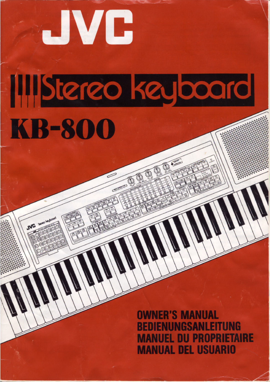 JVC KB-800 manual 