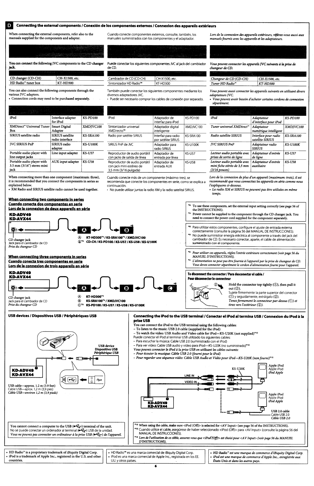 JVC KD-ADV49 manual Ro.-.J 