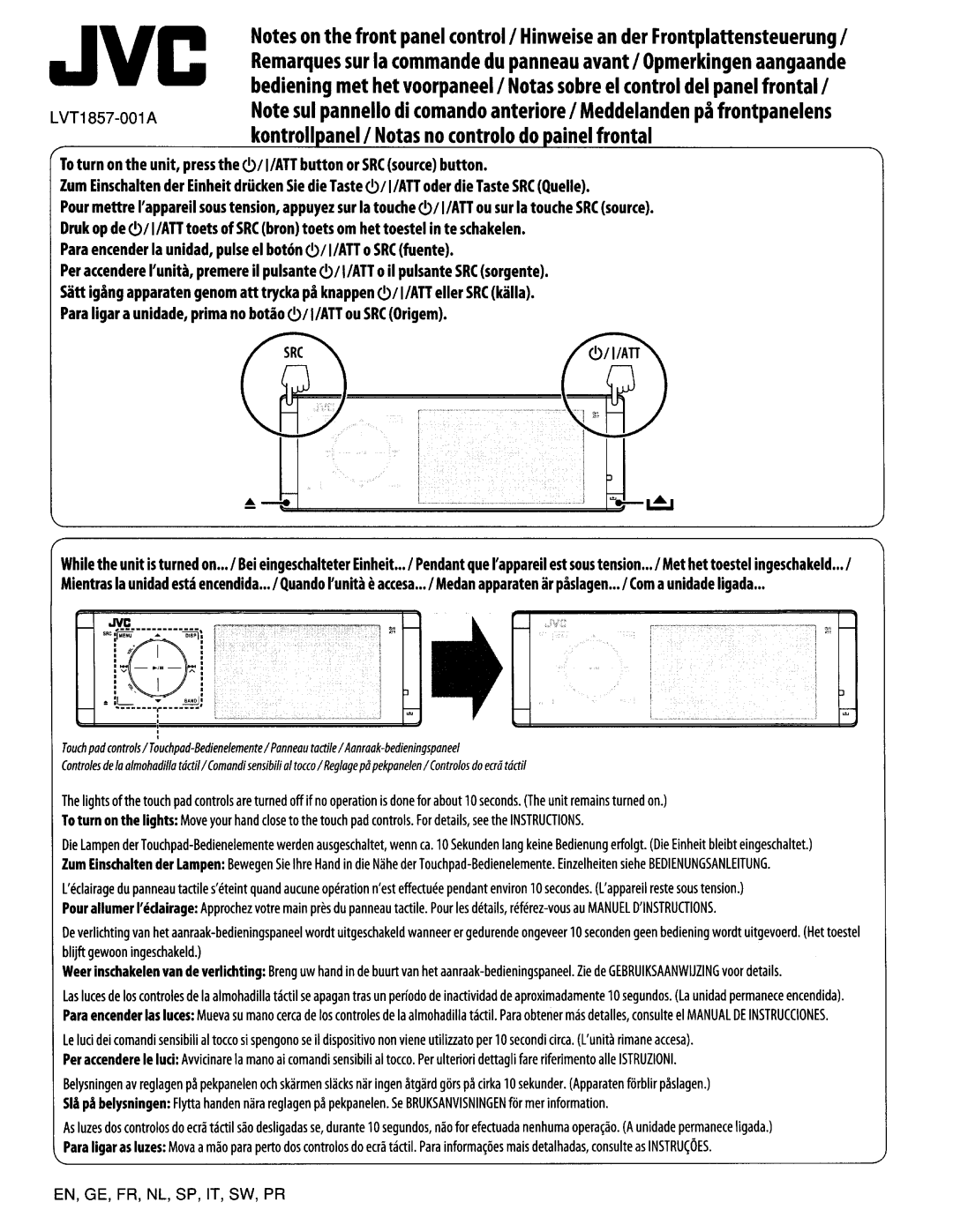 JVC KD-ADV49 manual Lye 