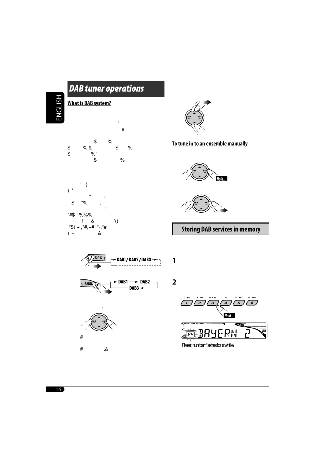 JVC KD-AR370, KD-G320 manual Storing DAB services in memory, What is DAB system? 