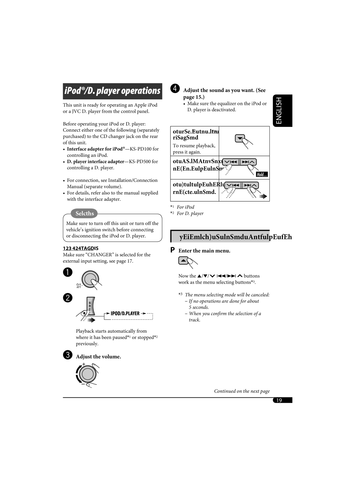 JVC KD-G720, KD-AR770 manual Selecting a track from the menu, Preparations 