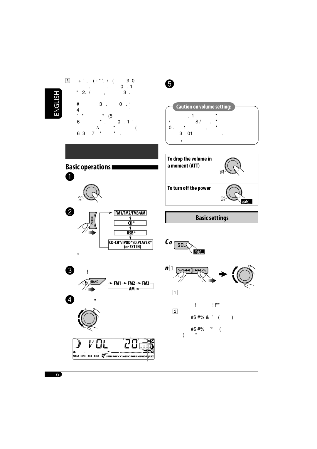 JVC KD-AR770, KD-G720 manual Getting started 