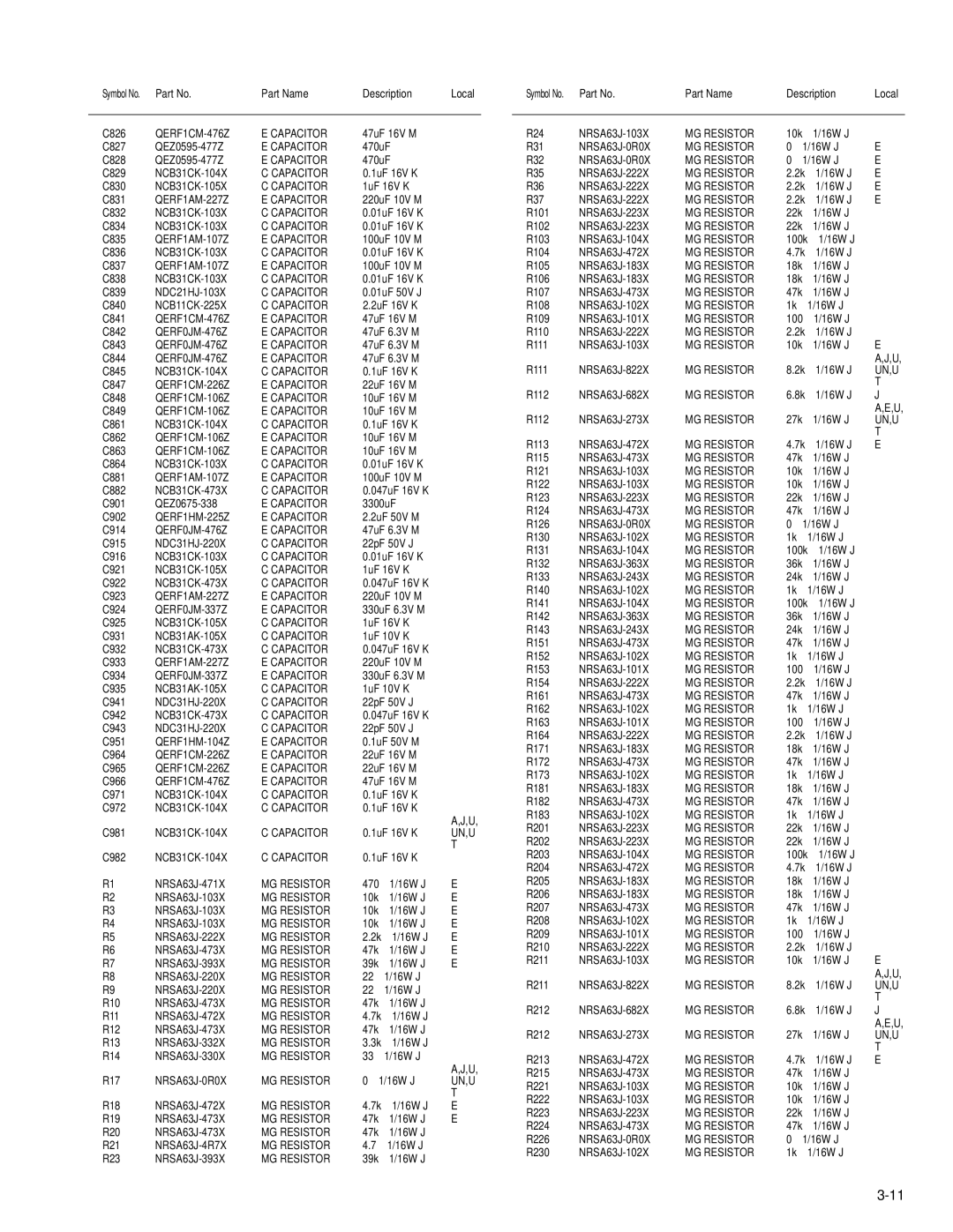 JVC KD-AVX1 service manual QERF1HM-104Z Capacitor 