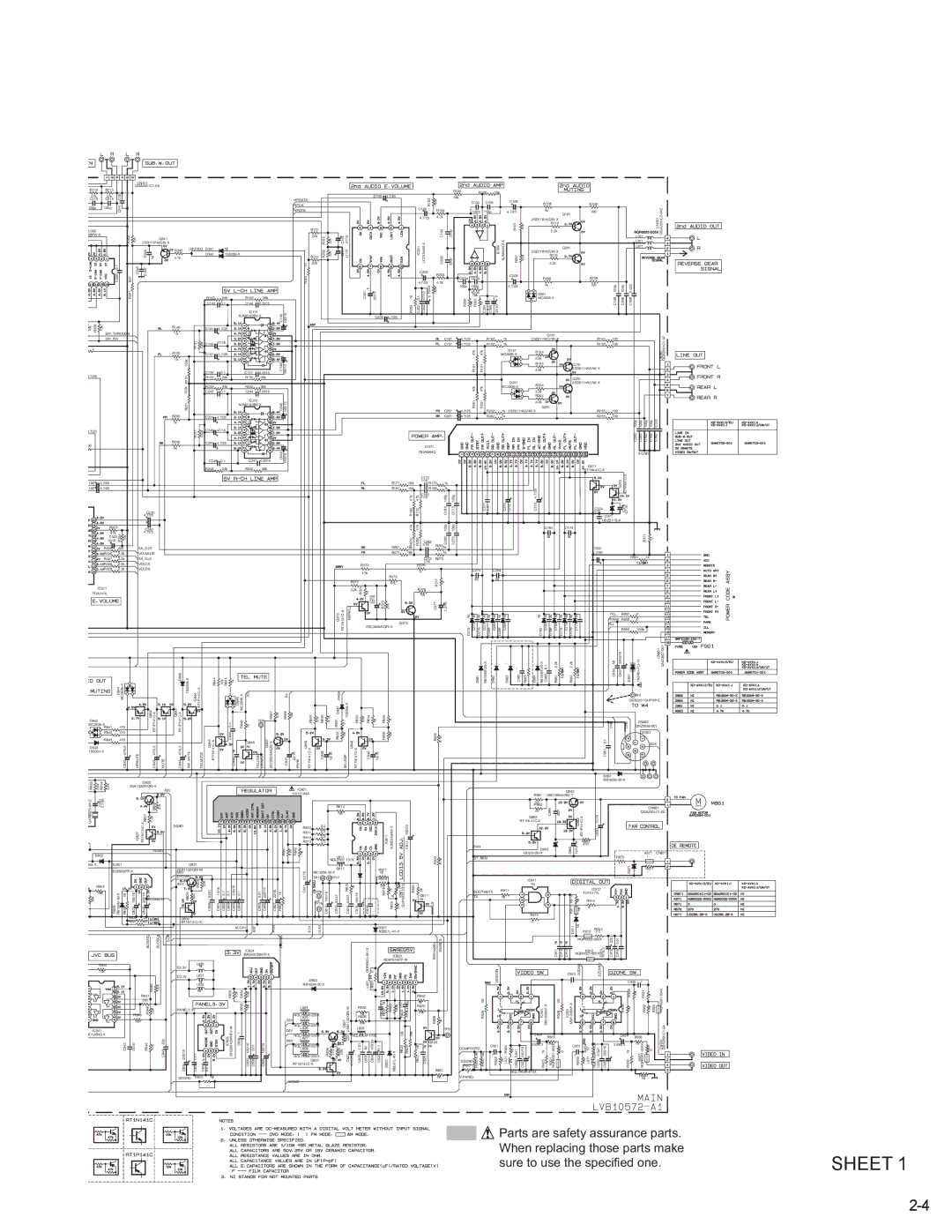 JVC KD-AVX1 service manual Sheet 