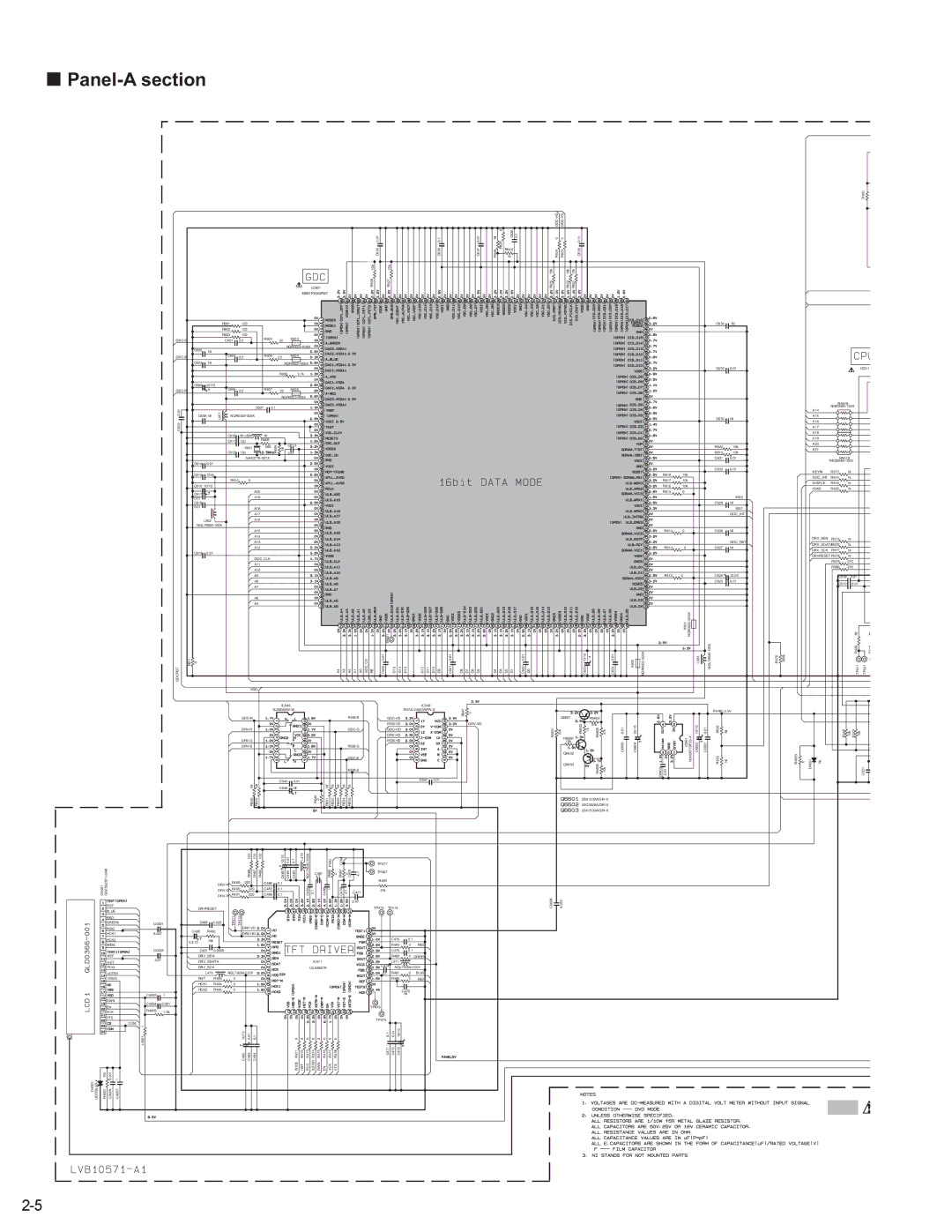 JVC KD-AVX1 service manual Panel-A section, Gdc-R 