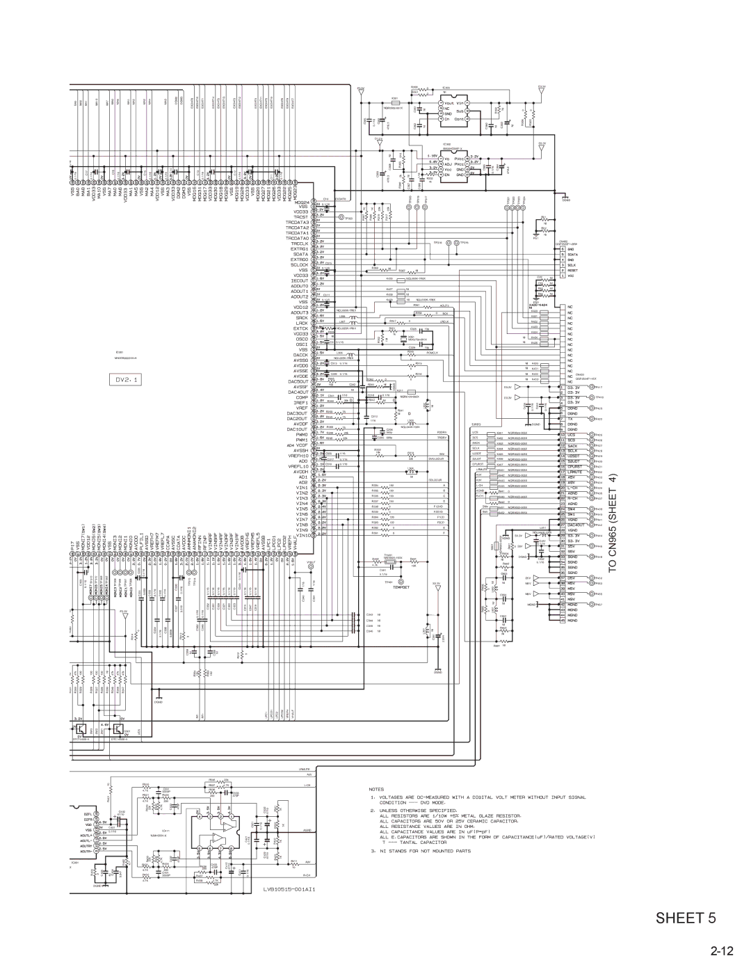 JVC KD-AVX1 service manual To CN965 Sheet 