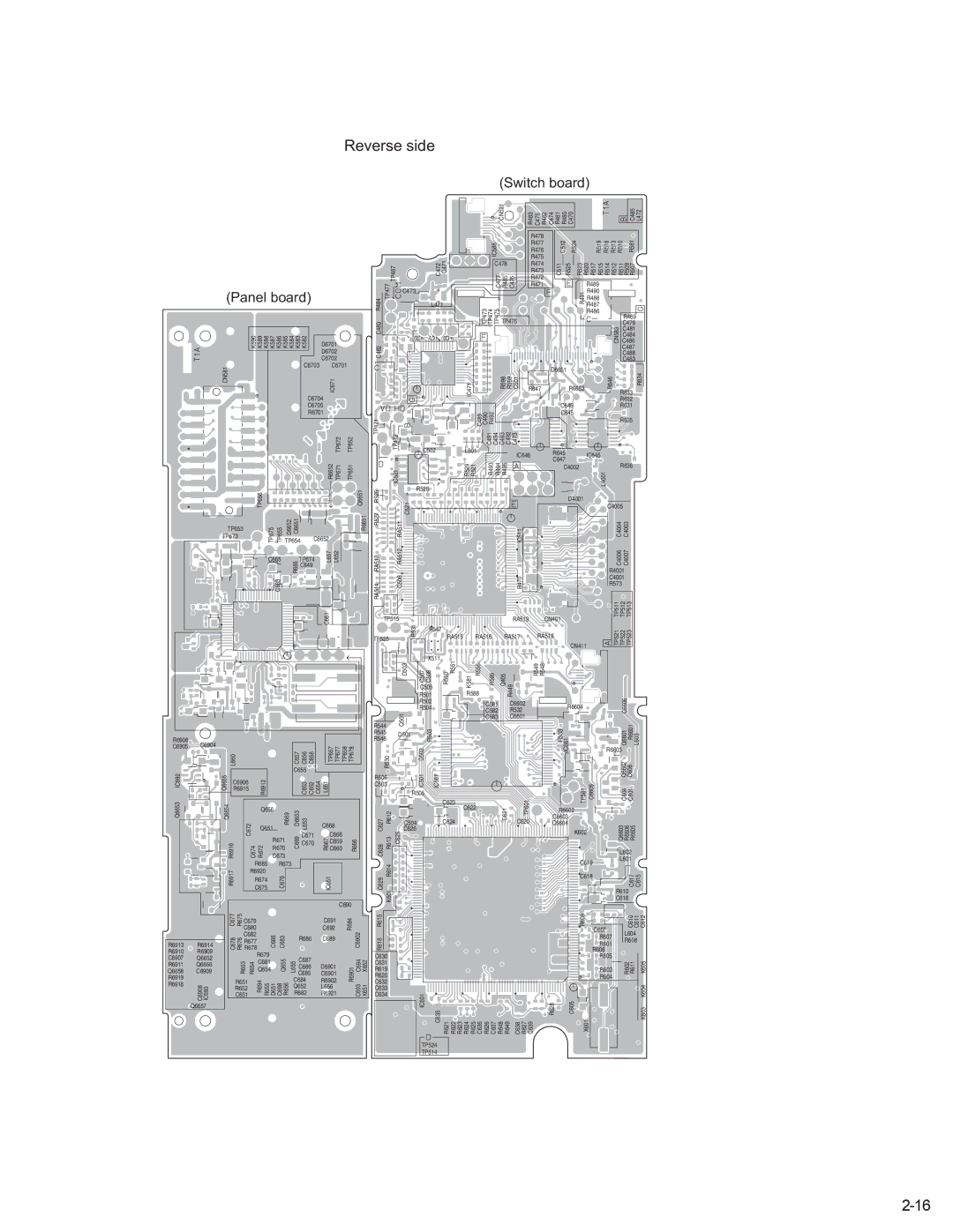 JVC KD-AVX1 service manual CN521 R483 C475 R482 C474 R481 R480 C470 C485 L472 IC585 