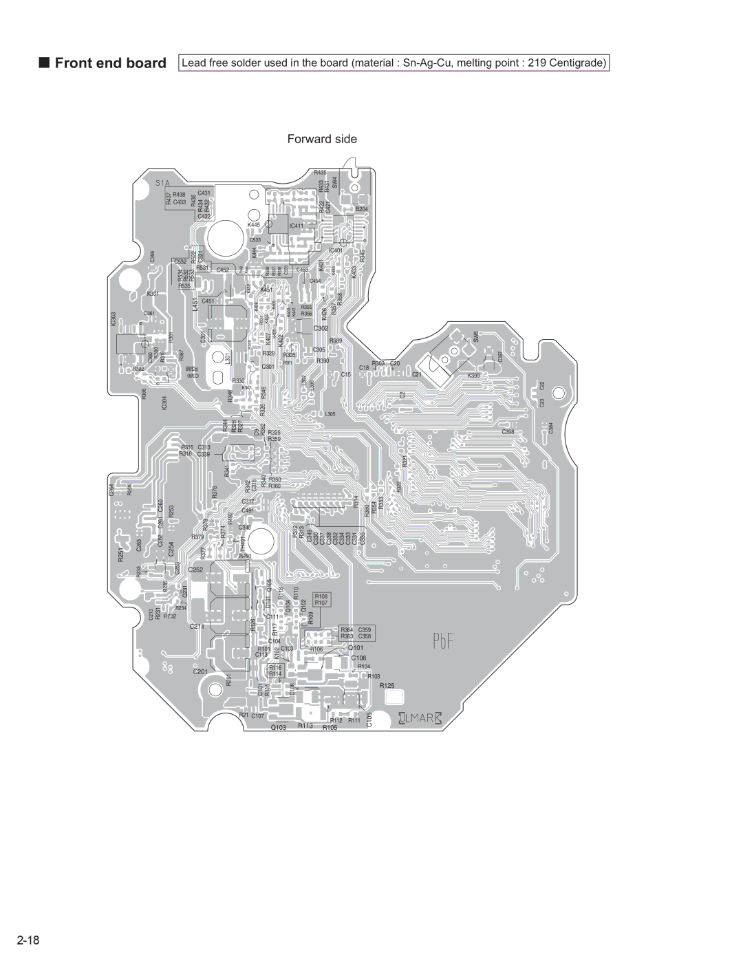 JVC KD-AVX1 service manual Front end board 