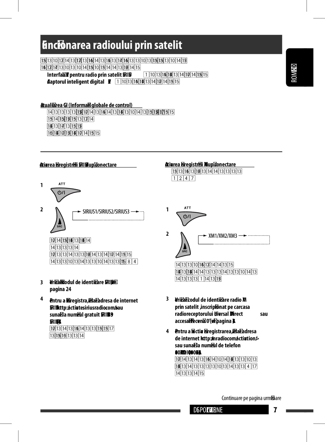 JVC KD-BT11 manual GCI Global Control Information update, Contact Sirius on the internet at, Xm-Radio 