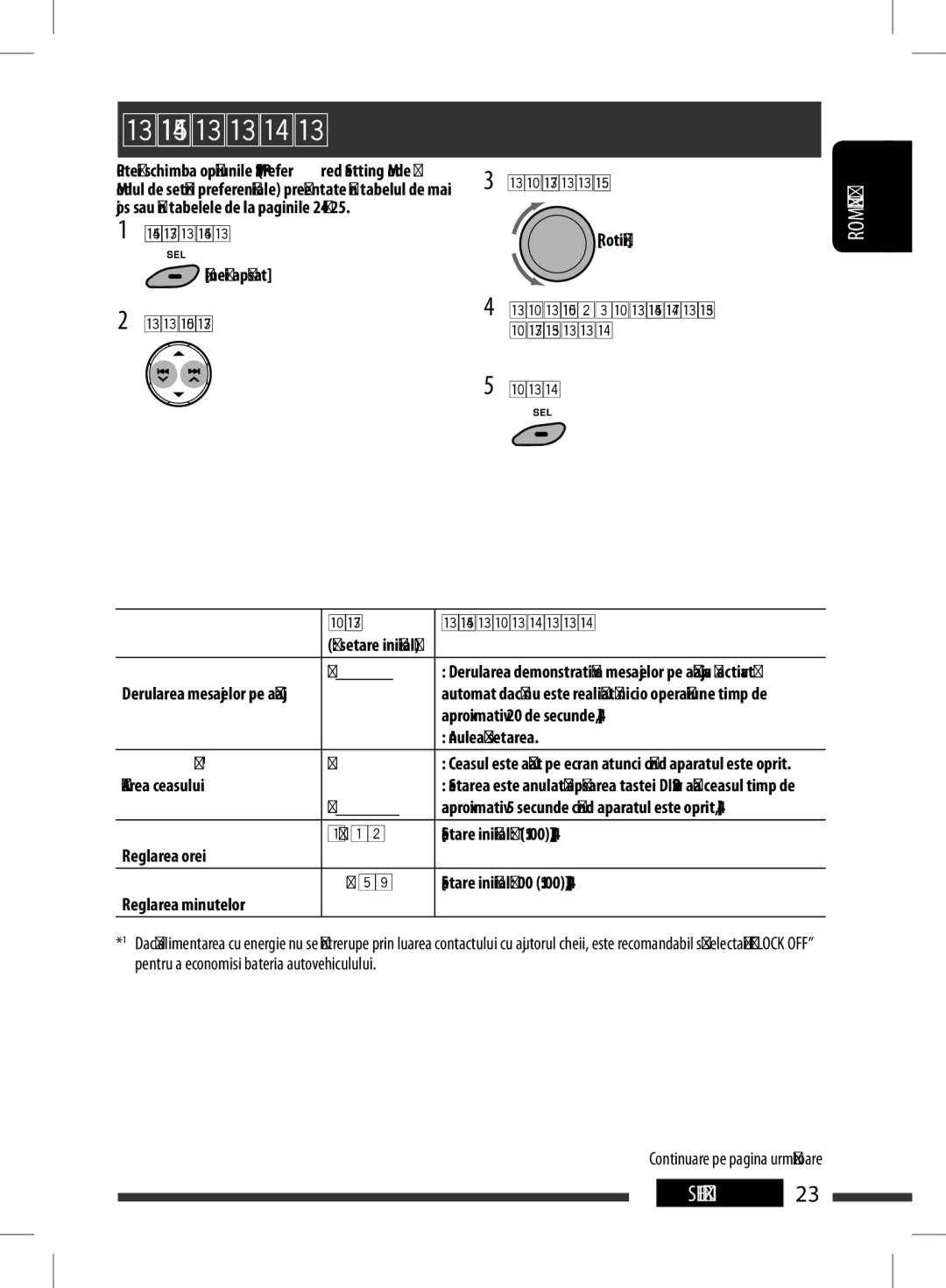 JVC KD-BT11 manual Indications Reference, Demo OFF 