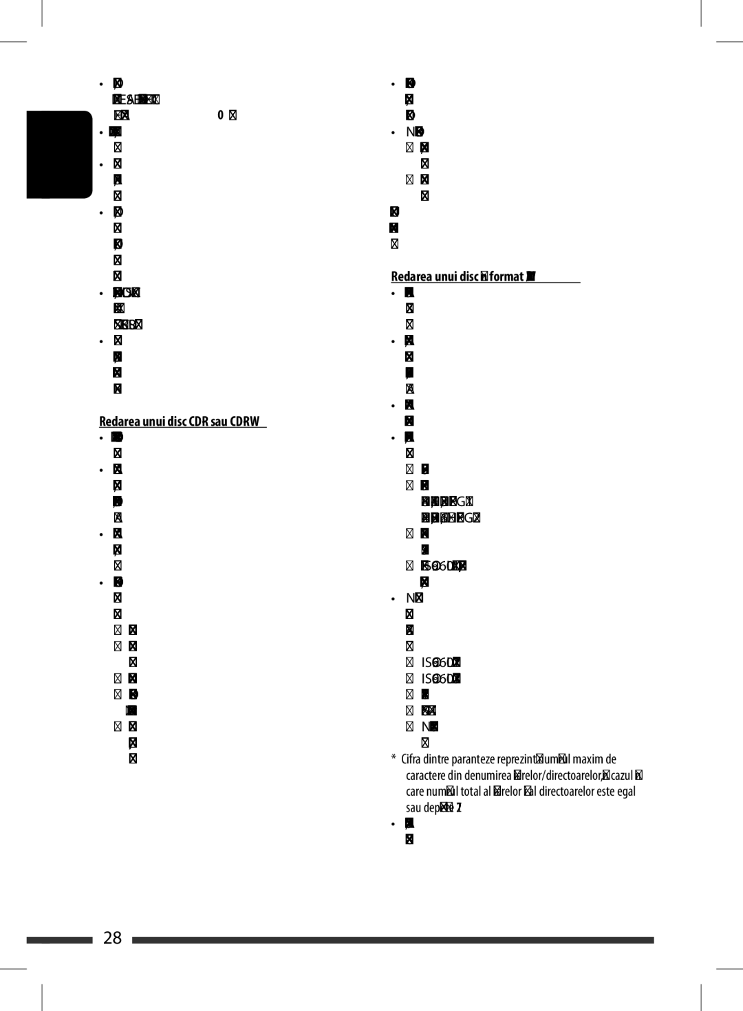 JVC KD-BT11 manual Playing an MP3/WMA disc 