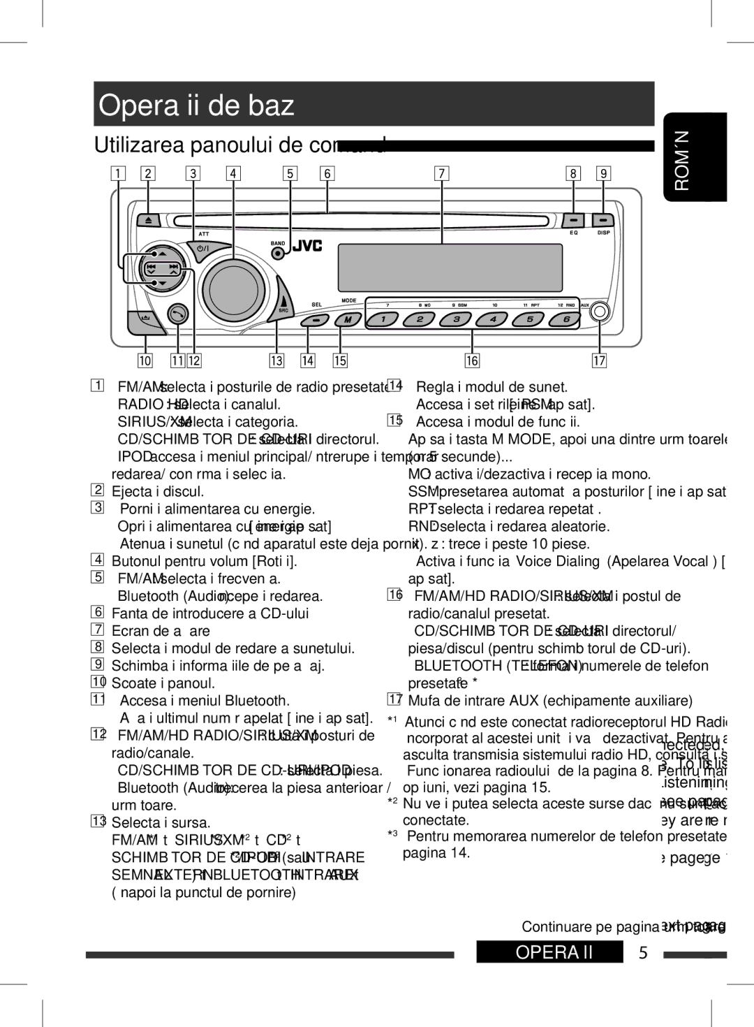 JVC KD-BT11 manual CD/CD-CH/IPOD Select track. următoare 