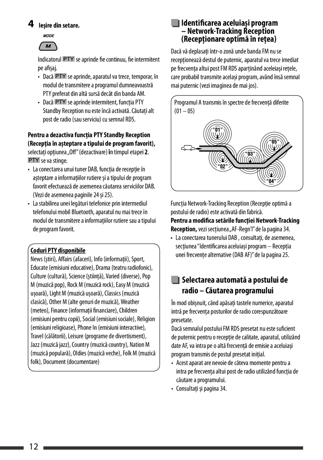 JVC KD-BT22 manual Other than AM, Providing the RDS signals, Step Goes off, 01areas- 0501 