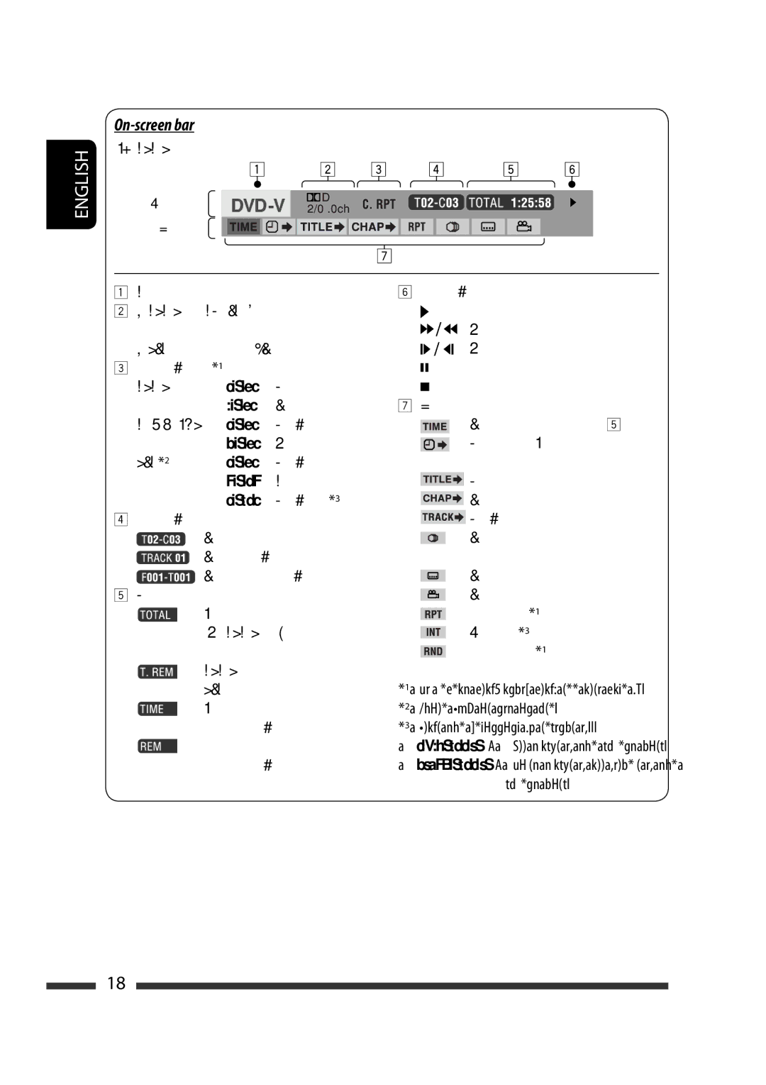 JVC KD-DV5300 manual On-screen bar, Int 