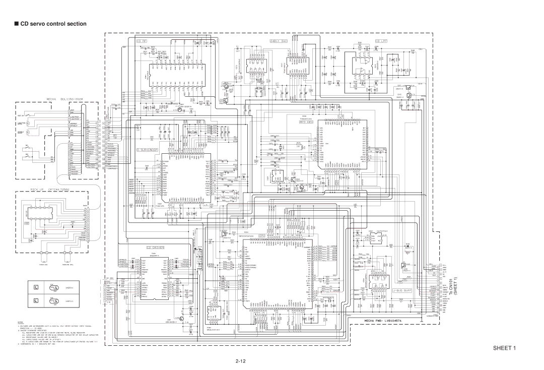 JVC KD-G801 service manual Q571 C612, R515 R682 R690, CN502 33k R549, R525 R512 47k R683 R686 TRO 