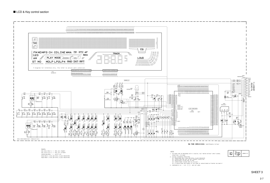 JVC KD-G801 service manual S64 S63, SML-A12BC4T-X, D601 X-310LT/MN/-SML R624 5.6k, 1SS355D658, R690 33k 