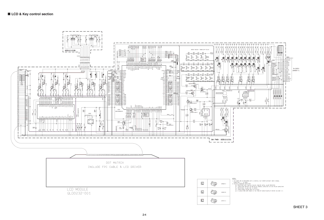 JVC KD-LH401 service manual LCD & Key control section, C823 