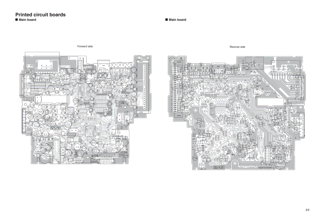 JVC KD-LH401 service manual Printed circuit boards, Main board 