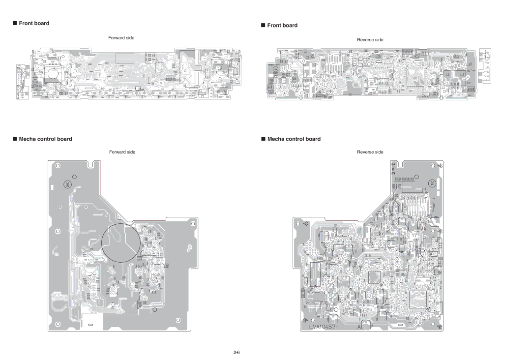 JVC KD-LH401 service manual Front board, Mecha control board 