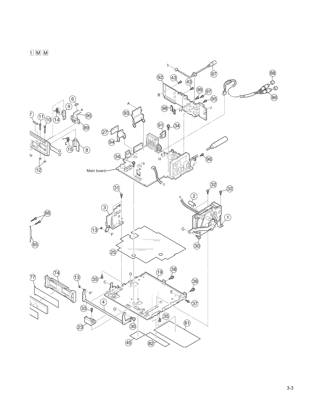 JVC KD-LH401 service manual Main board C32 