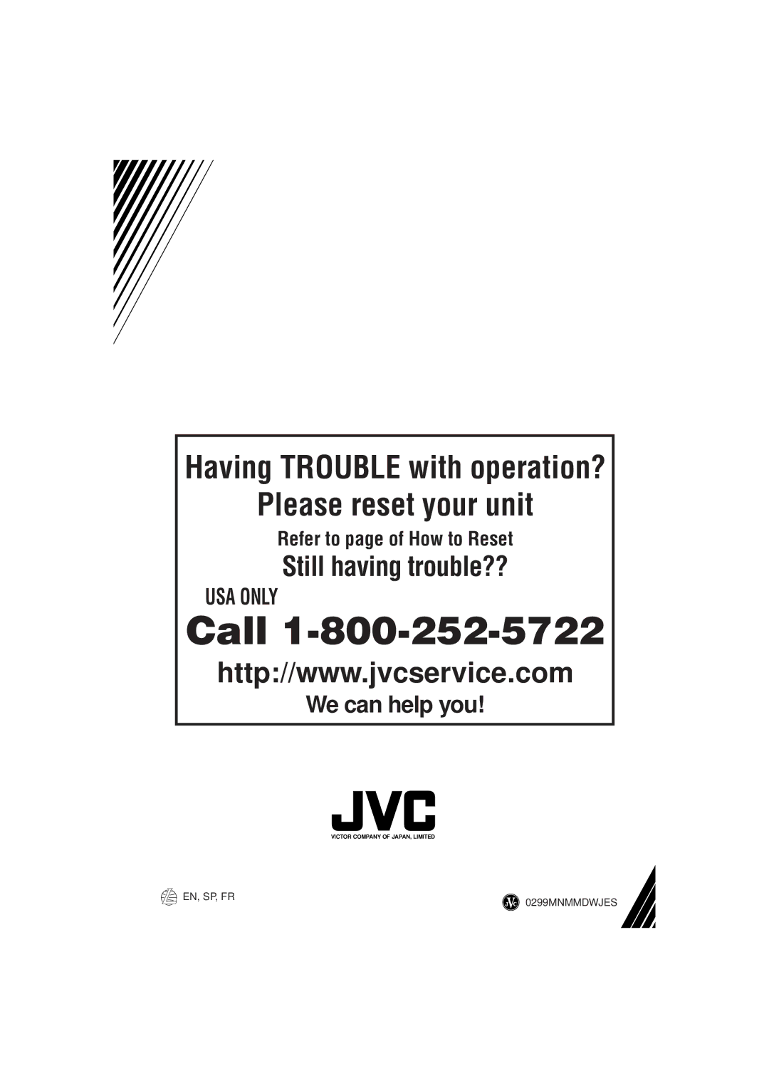 JVC KD-LX1 manual Call 