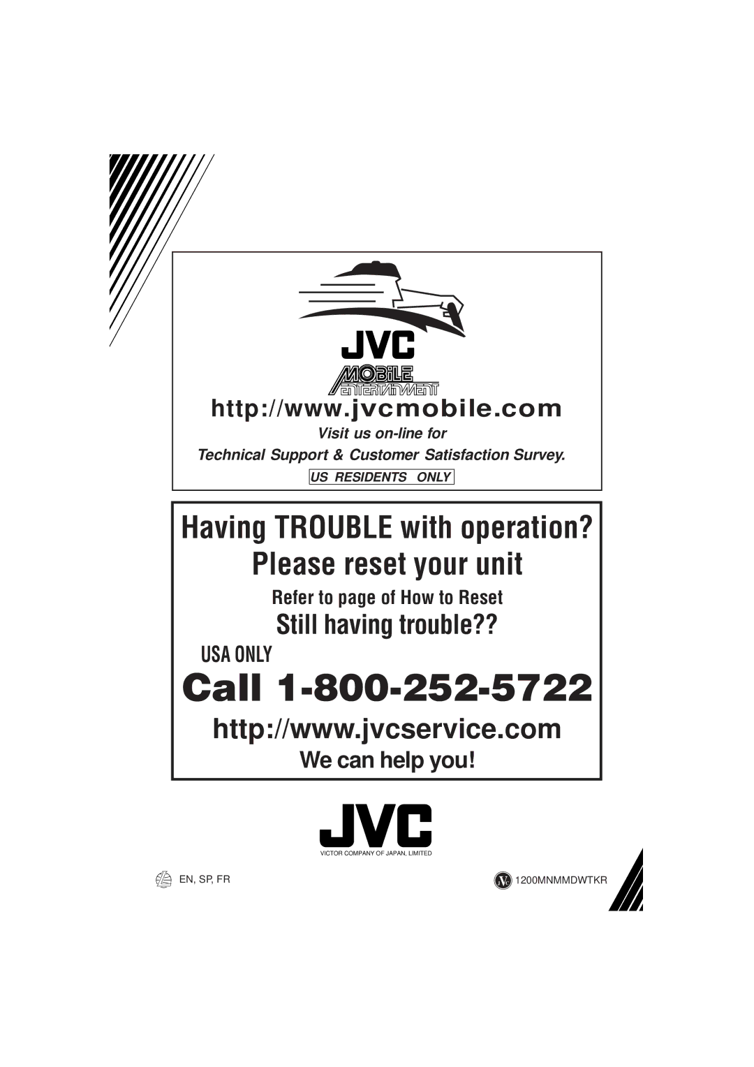 JVC KD-LX300 manual Call 