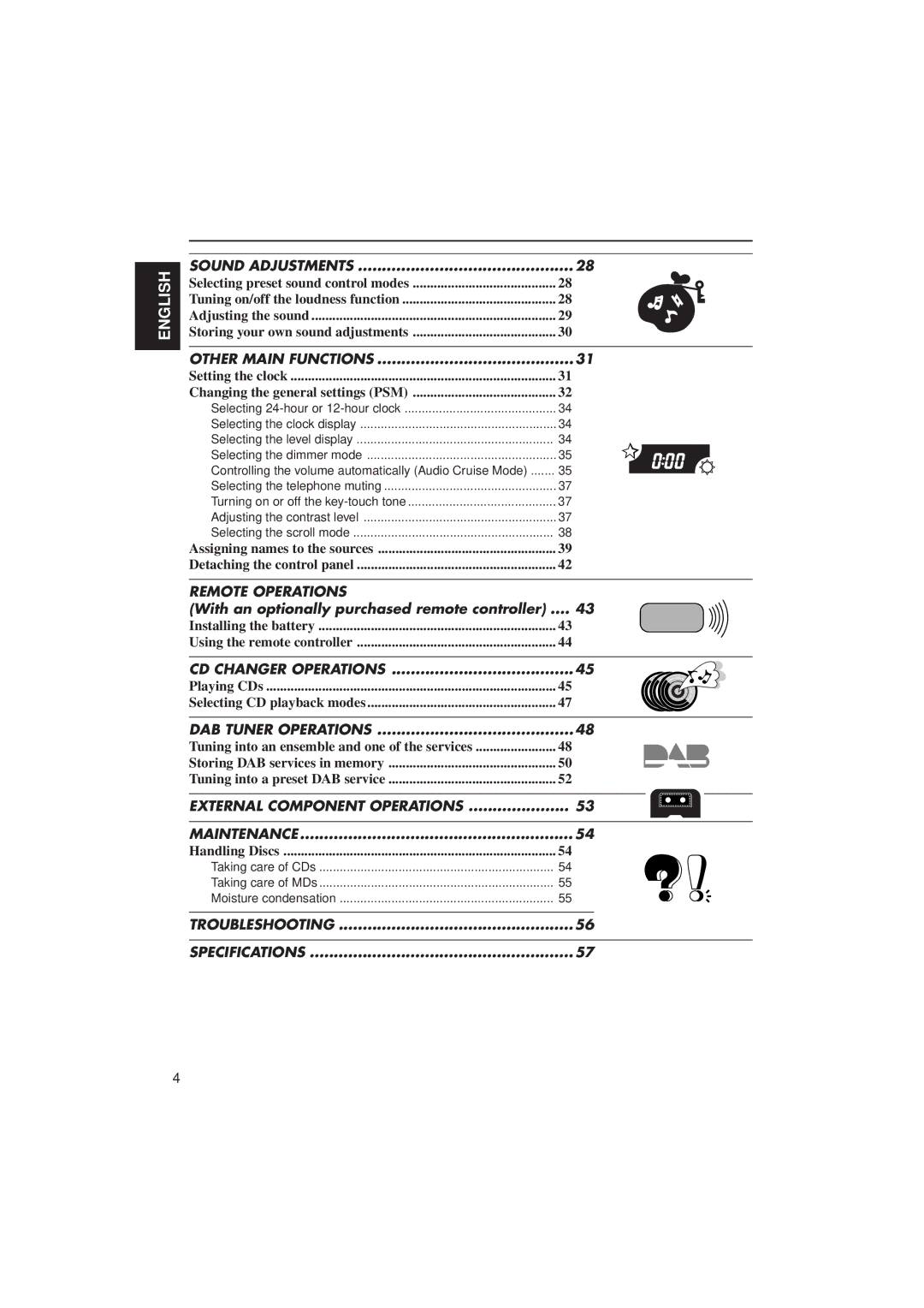 JVC KD-MX2900R manual CD Changer Operations 