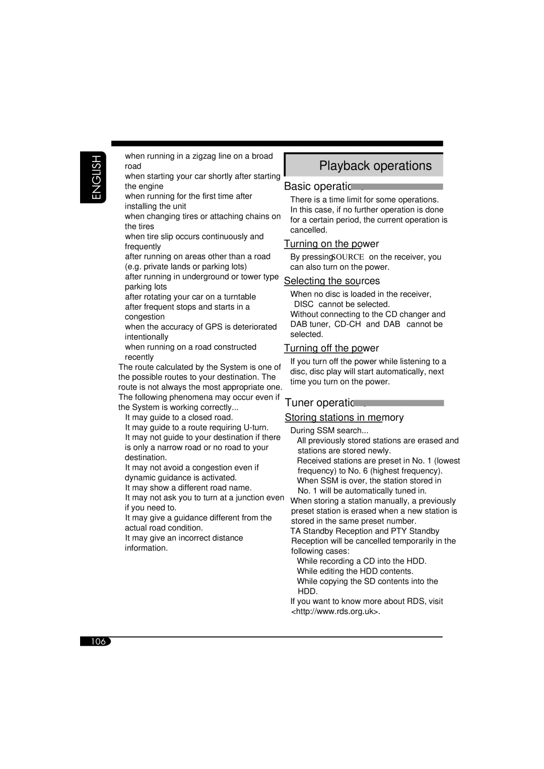 JVC KD-NX901 manual Playback operations 