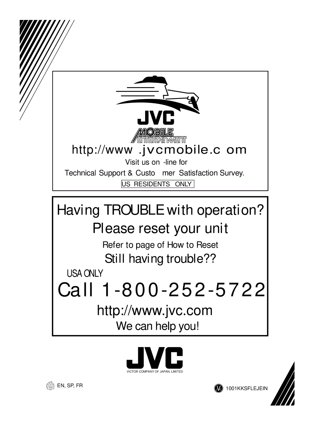 JVC KD-S580, KD-S6250 manual Call 