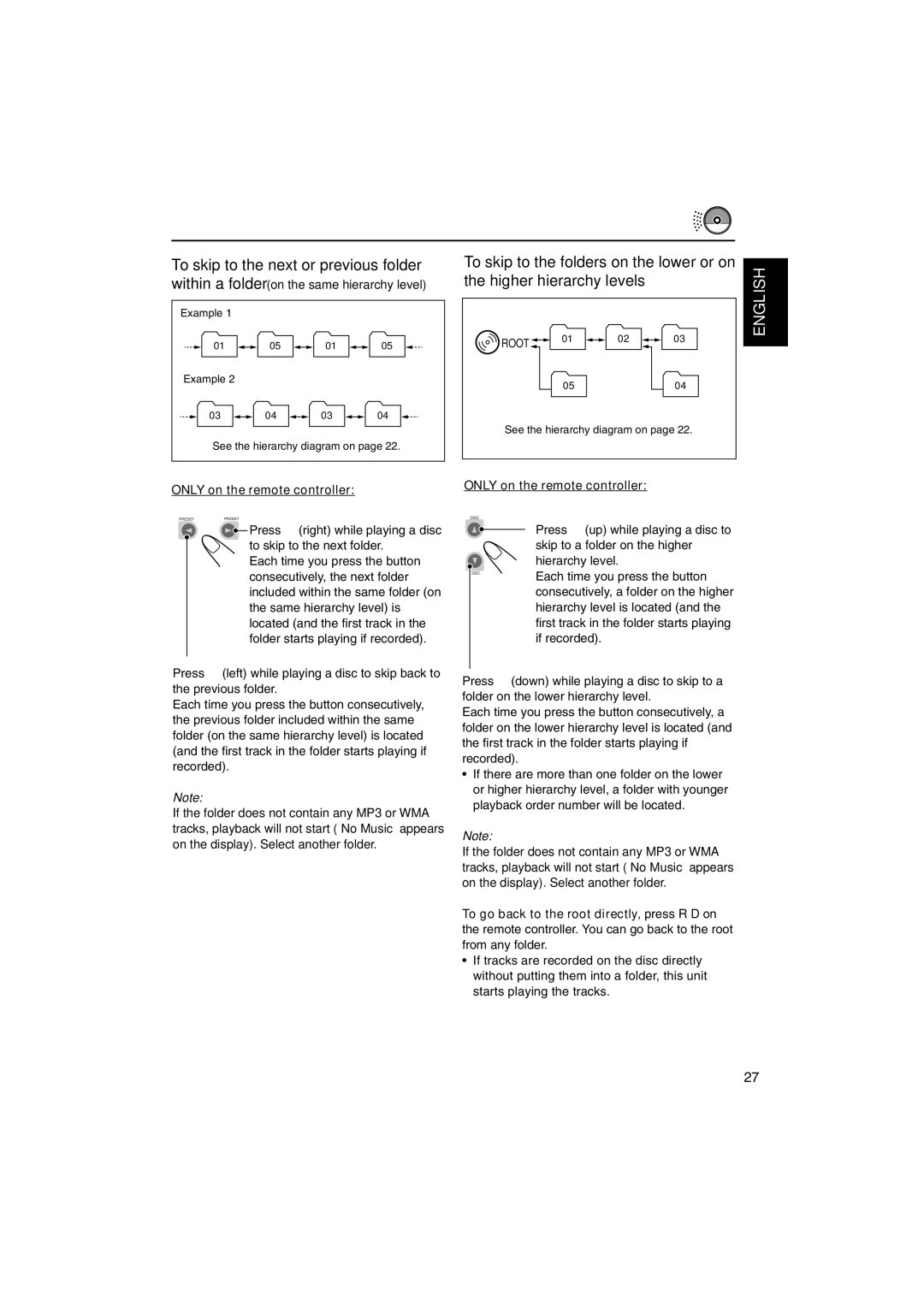 JVC KD-SH9101, KD-SH9104, KD-SH9103, KD-SH9102 manual Only on the remote controller 