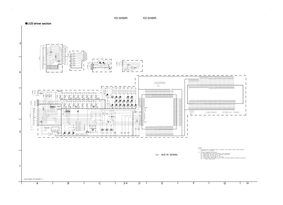 JVC KD-SH99R service manual LCD driver section 