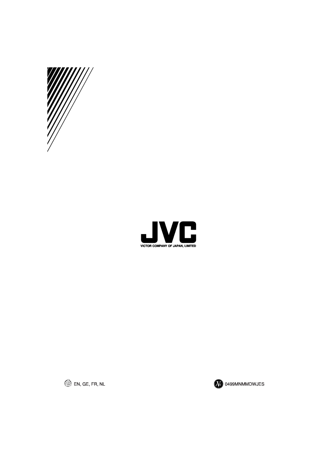 JVC KD-SX1500R manual En, Ge, Fr, Nl, 0499MNMMDWJES, Victor Company Of Japan, Limited 