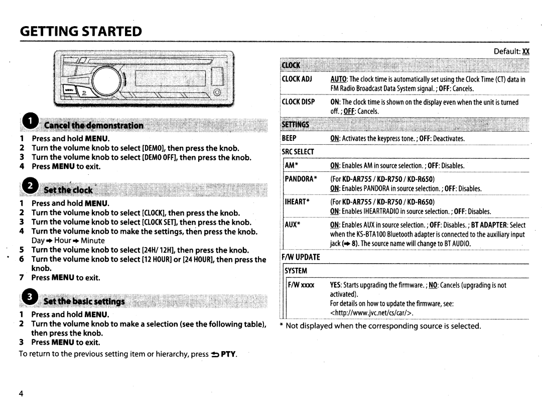 JVC KDR650 instruction manual Day+ Hour+ Minute 