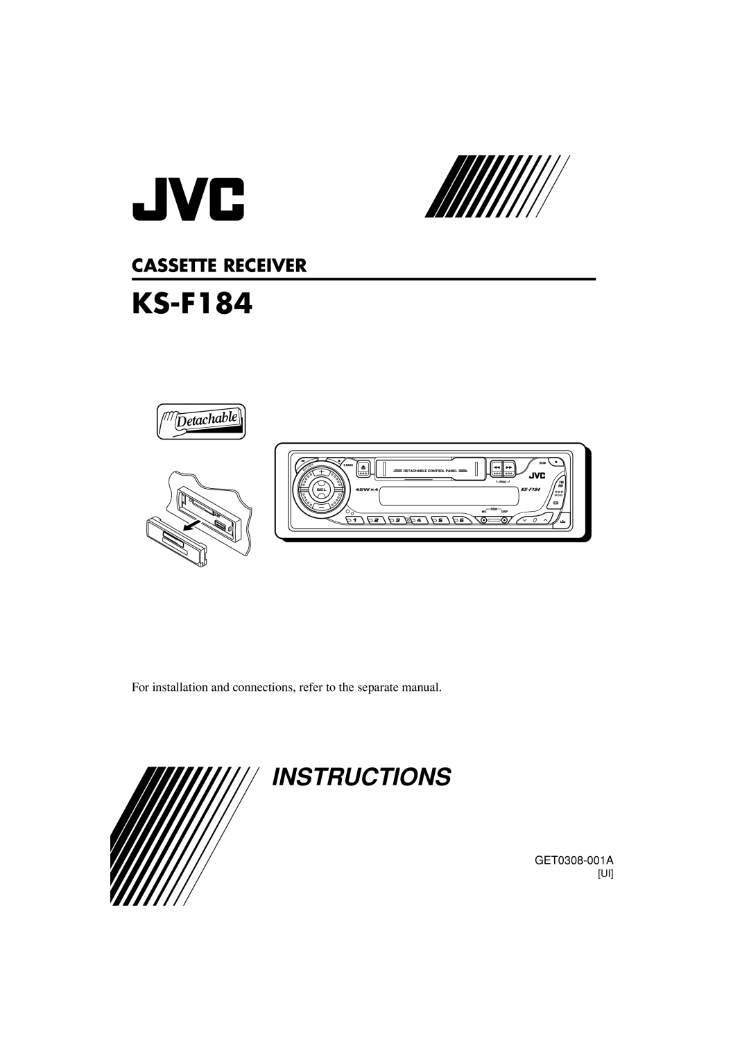 JVC KS-F184 manual 