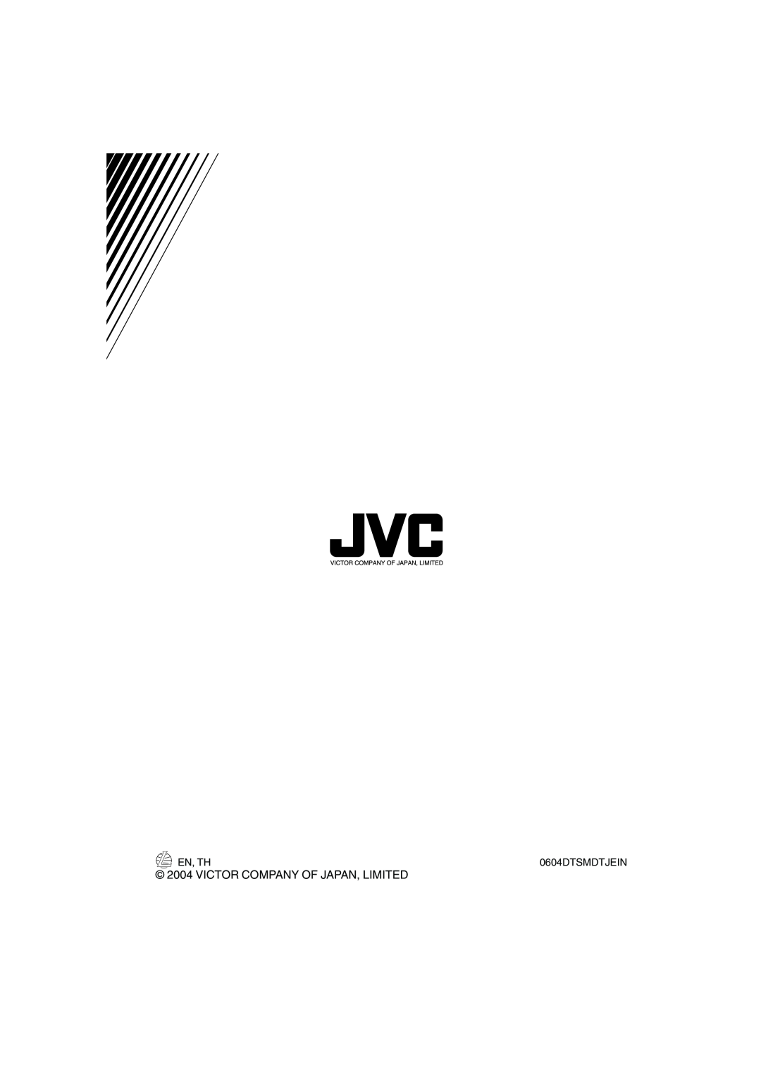 JVC KS-F185 manual Victor Company Of Japan, Limited, En, Th, 0604DTSMDTJEIN 