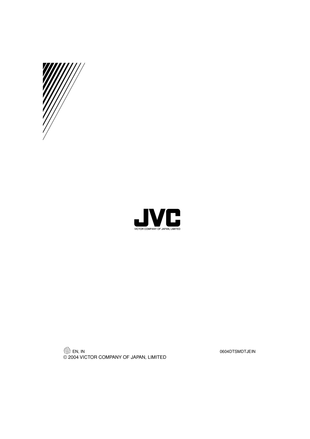 JVC KS-F185 manual Victor Company Of Japan, Limited, En, In, 0604DTSMDTJEIN 